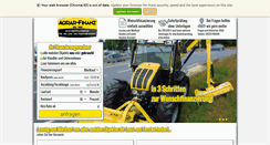 Desktop Screenshot of agrar-finanz.com