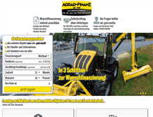 Tablet Screenshot of agrar-finanz.com